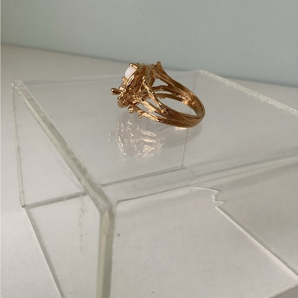 NEW vintage cocktail ring Opal Twig Branch - Picture 4 of 14